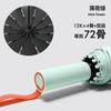 New 12-bone Three-fold Automatic Folding Umbrella Silicone Belt Men's Umbrella Simple Plain Umbrella Plus