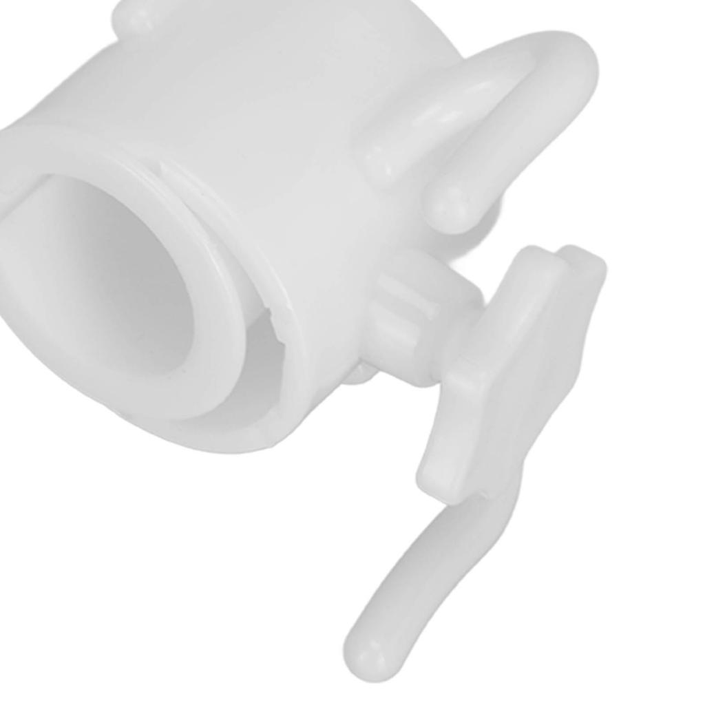 2 szt. Plastikowy Hak do Wieszania Parasola Plażowego Wieszak na Parasol 4 Ząbki Uchwyt na Ręcznik Kapelusz Okulary Przeciwsłoneczne