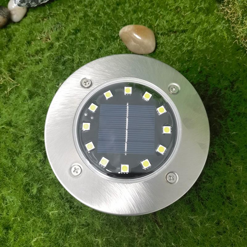 

IP68 Waterproof LED Outdoor Solar Power Ground Light Lighting Control Path Deck Lights Yard Driveway Lawn Garden Decoration Lamp