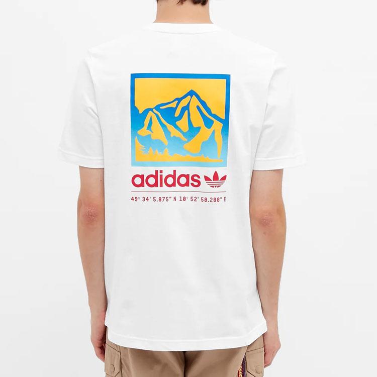 Adidas Originals Trefoil Casual Short Sleeve T-Shirt Men Tops White GP1117