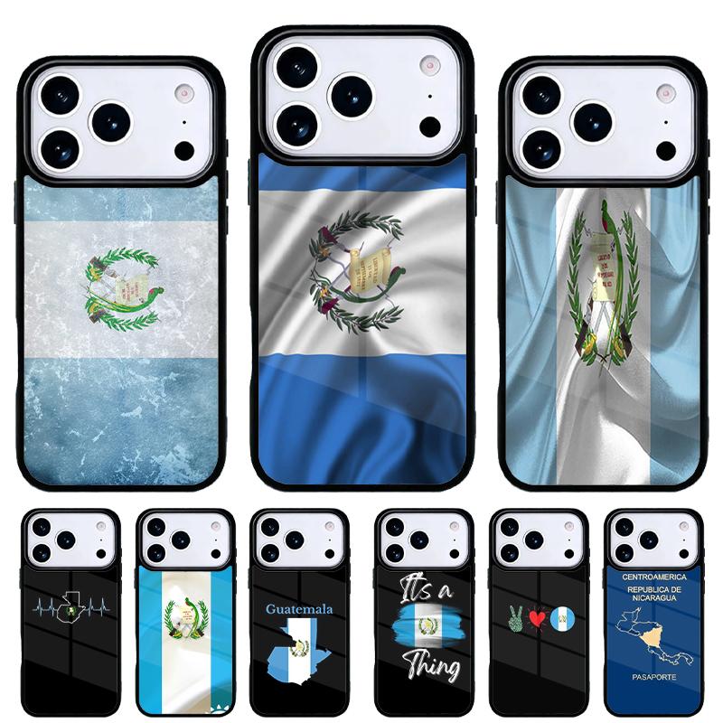 Guatemala Flag Phone Case for iPhone 17 16 15 14 13 Pro Max Back Cover for 12 11 Pro Coque