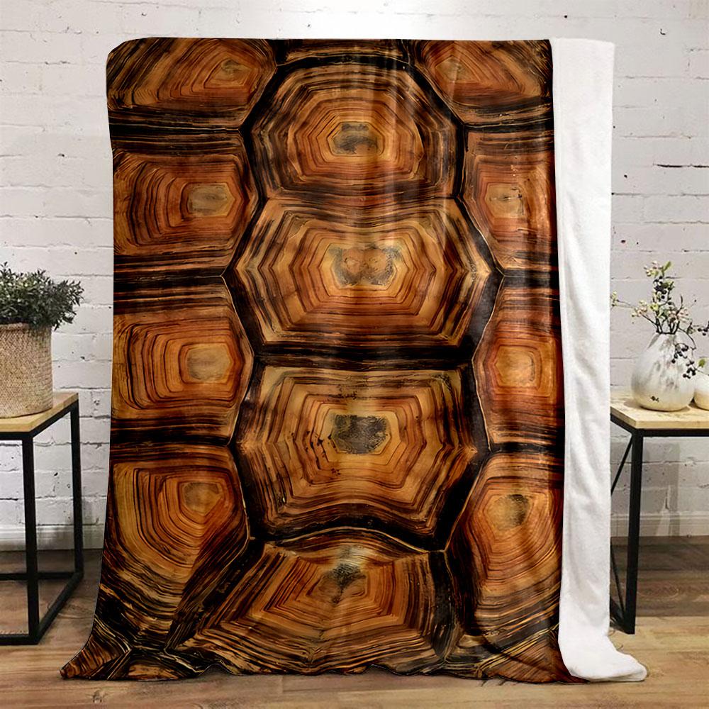 Tortoise Shell Pattern Blanket for all seasons blanket lunch break throw gift