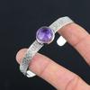 Mothers Day Deal Star Amethyst Gemstone Wife New Bangle Bracelet Sterling Silver