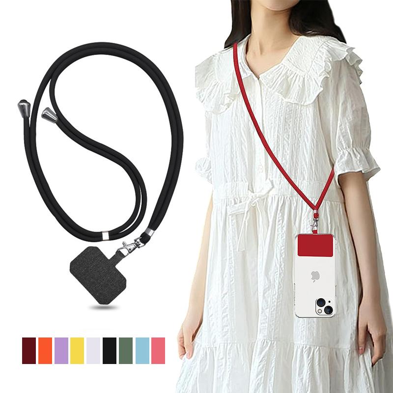 Phone Lanyard Universal Cell Phone Lanyard with Adjustable Nylon Neck Strap For 14 13 12 Pro X XR 8 7 Plus Hanging Rope