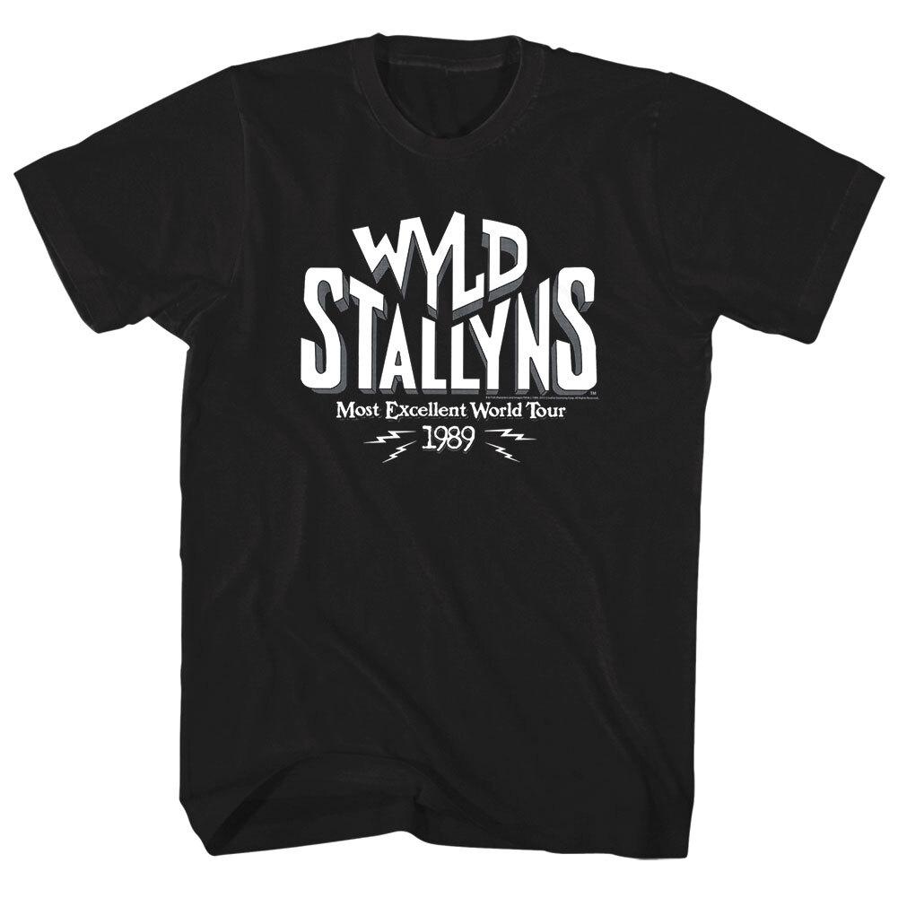 Bill Ted Wyld Stallyns Most Excellent World Tour 1989 Men T Shirt XL