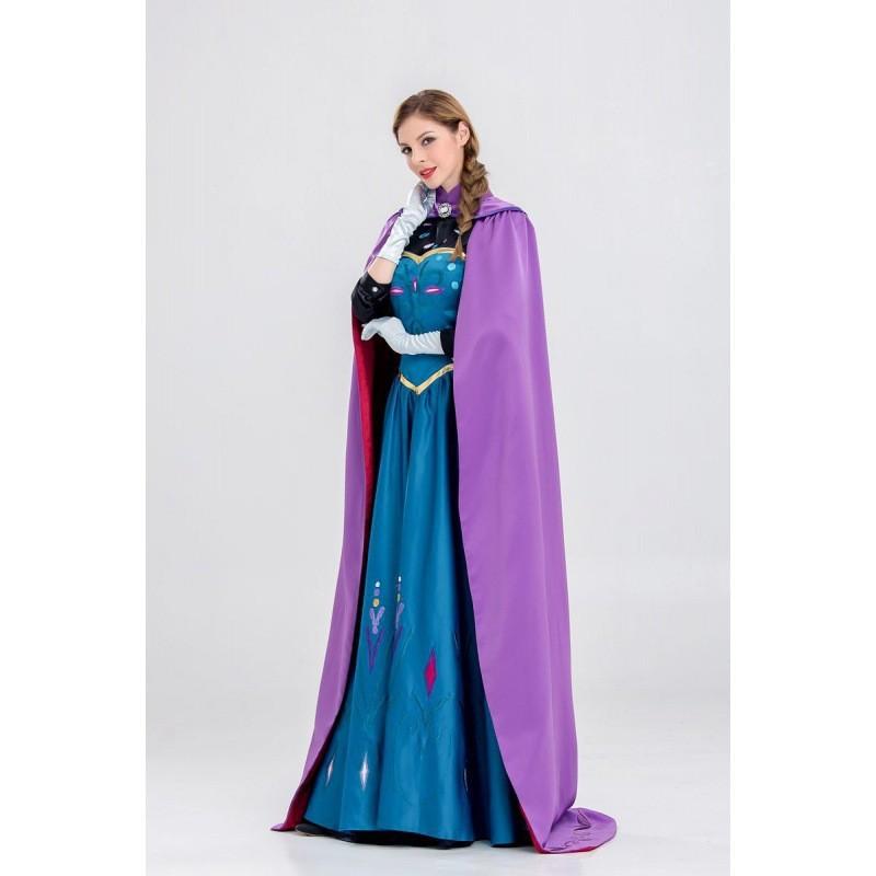 Striking Frozen Elsa Queen Dress For Women With Vibrant Colors And Comfortable Fit