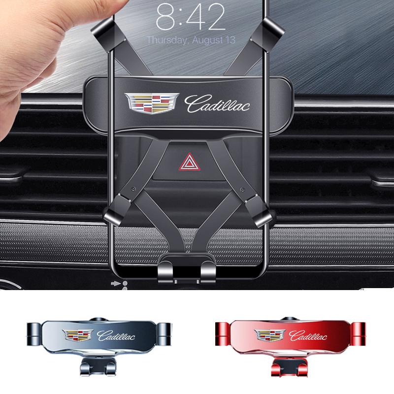 Car Air Vent Phone Holder Car Mount Cellphone Support for Cadillac ATS CTS DTS STS SLS SLR XLR BLS Seville Escalade Tiburon CT6 nero