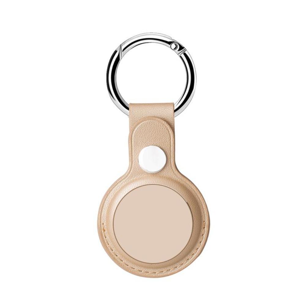 Für Apple Airtags Schlüsselanhänger Hülle Abdeckung Wasserdichter Schlüsselanhänger Ring PU Anti-Lost Gepäckanhänger Zubehör Schlüssel für Airtag Stoßstange Schale