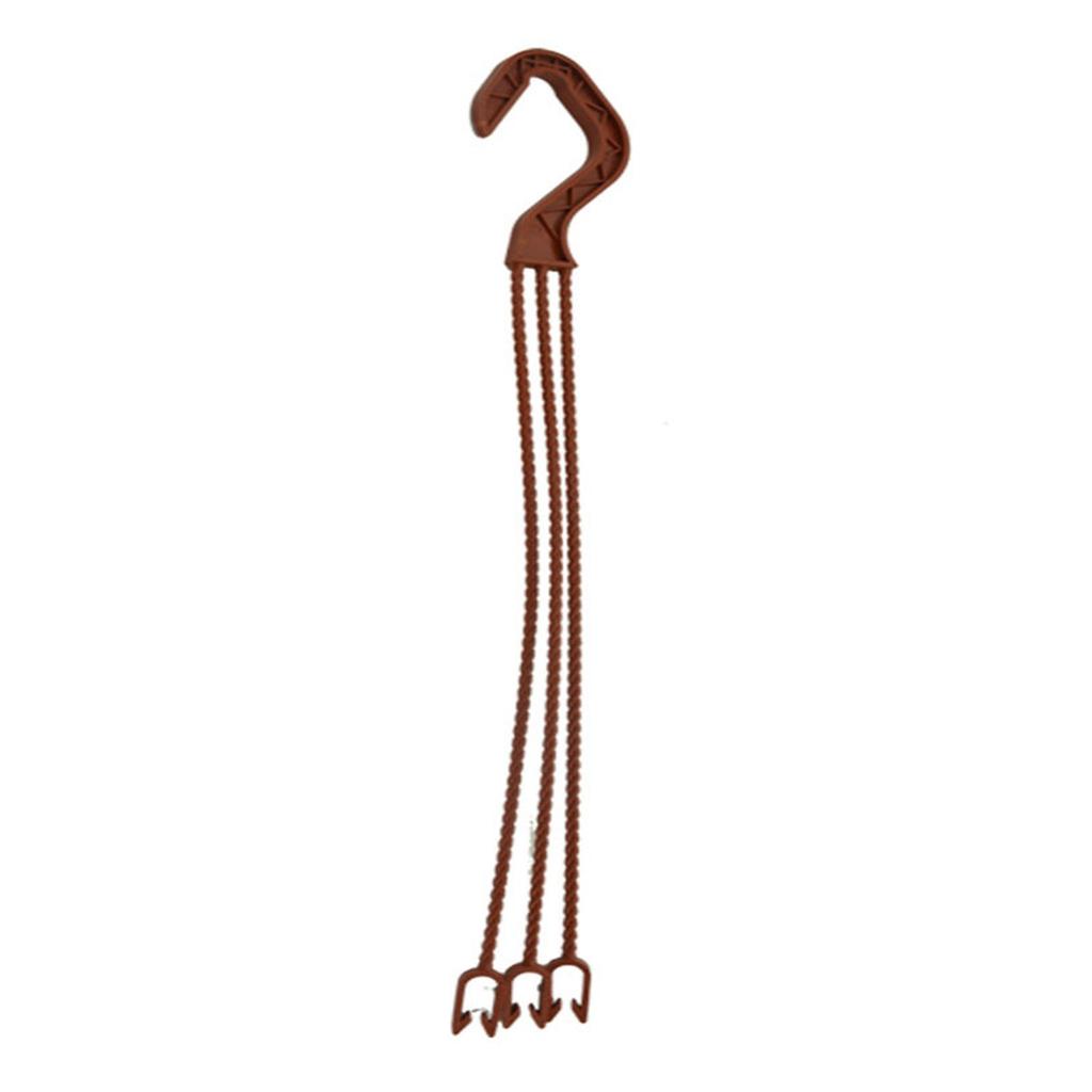 Flower Pot Chain Plant Basket Artificial Flowers Balcony Decor