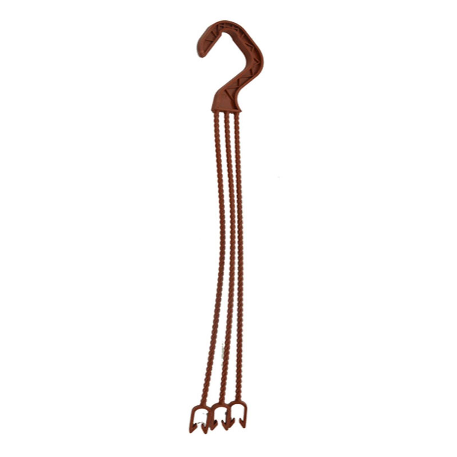 

Цветочный горшок Цепь Корзина для растений Искусственные цветы Балкон Декор D