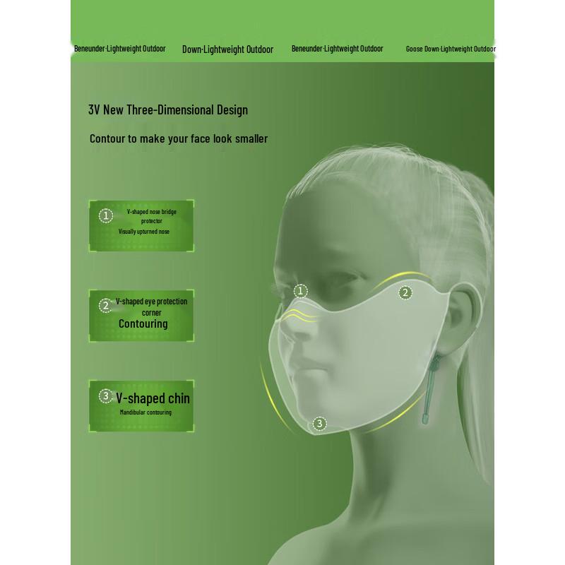 Beneunder Summer Cooling Sun Protection Face Mask