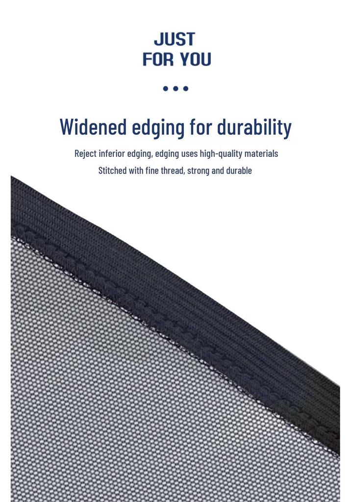 Car Sunshade & Anti-Mosquito Screen: Heat Insulation Window & Windshield Screen with Side Curtains for Interior Use