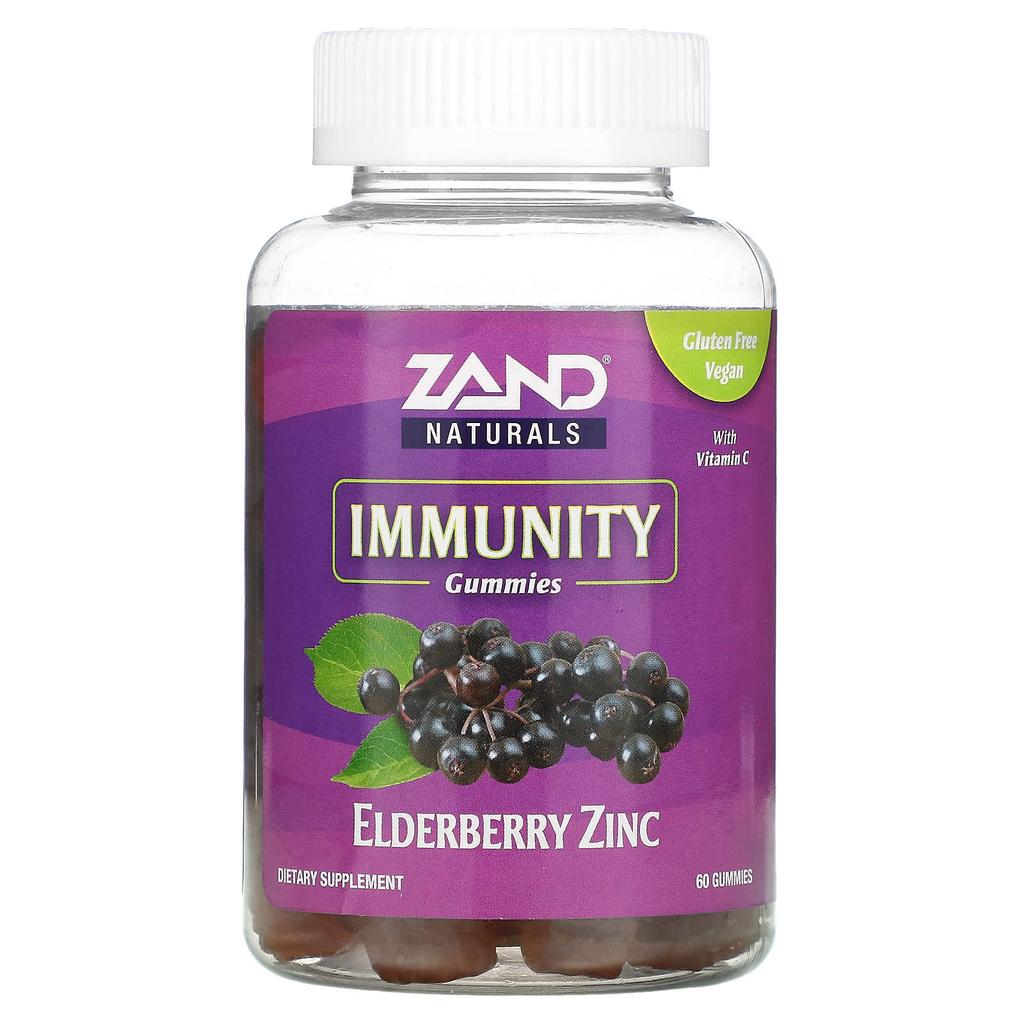 Buy Zand, Immunity Gummies, Elderberry Zinc With Vitamin C, 60 Gummies
