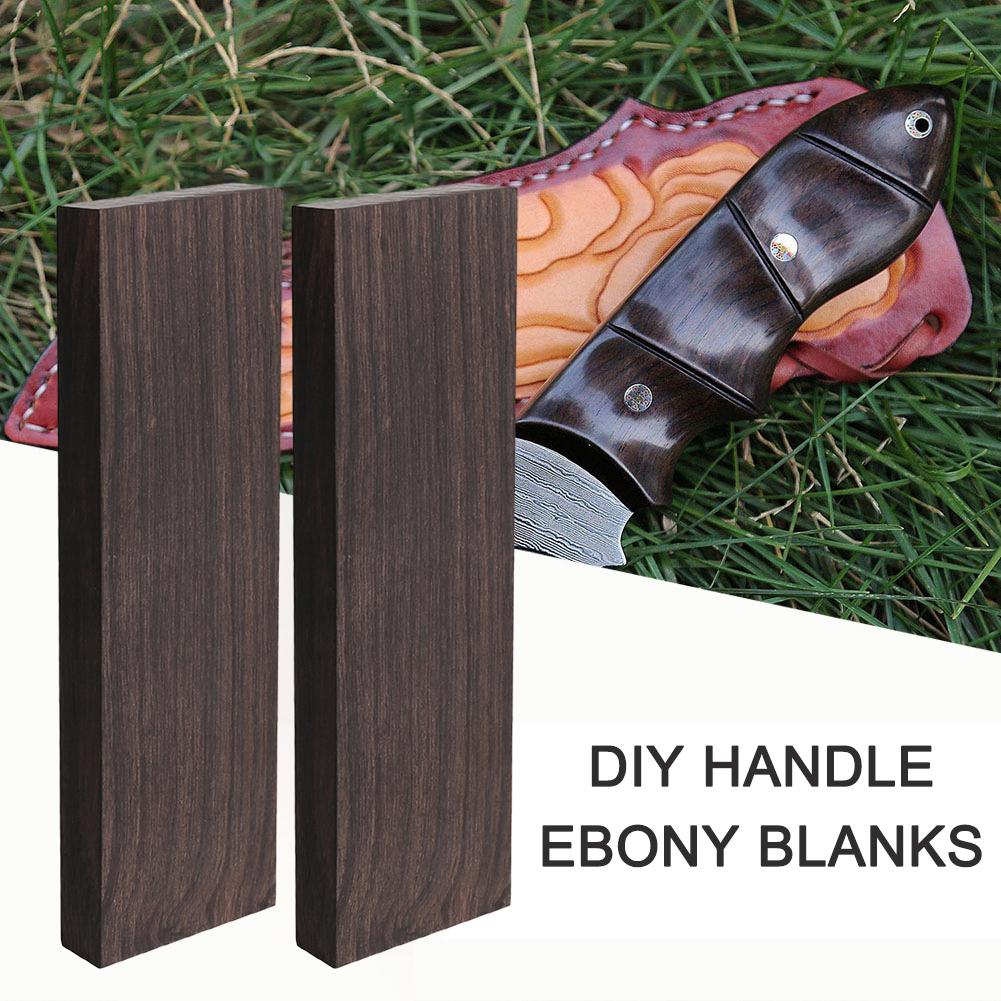 Ebony Wooden Lumber Blank 120x40x10/50mm Carving Wood Blocks Unfinished Wood Block DIY Material for Music Instrument