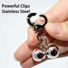 Benepaw Stainless Steel Bells For Dog Collars Pet Collar Charm For Dogs Cats Heavy Duty Snap Clips Puppy Pendant Accessories