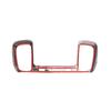 For Mercedes Benz GLS GLE Class ABS Carbon Fiber/Silver Car Central Control Air Outlet Decorative Frame Trim Car Accessories