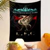 Liverpool FC Emblem with Slogan Patterned tapestry home decor, suitable for bedroom and living room, gift