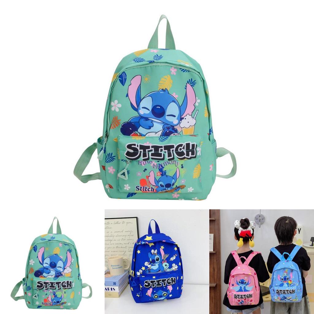 Stitch Kinderrucksack Aus Nylonmaterial Mit Weichen Gepolsterten Trägern Für Den Kindergarten