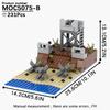 MOOXI WW2 Modern Military Architecture MOC Model Bricks DIY Diorama Adult Children Toy Building Blocks Set Montessori Gift Model