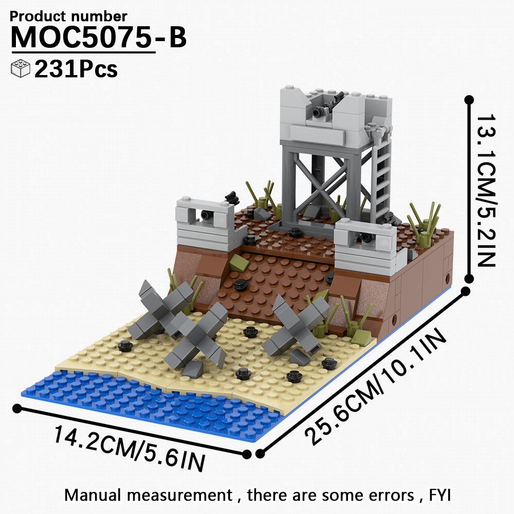 MOOXI WW2 Modern Military Architecture MOC Model Bricks DIY Diorama Adult Children Toy Building Blocks Set Montessori Gift Model