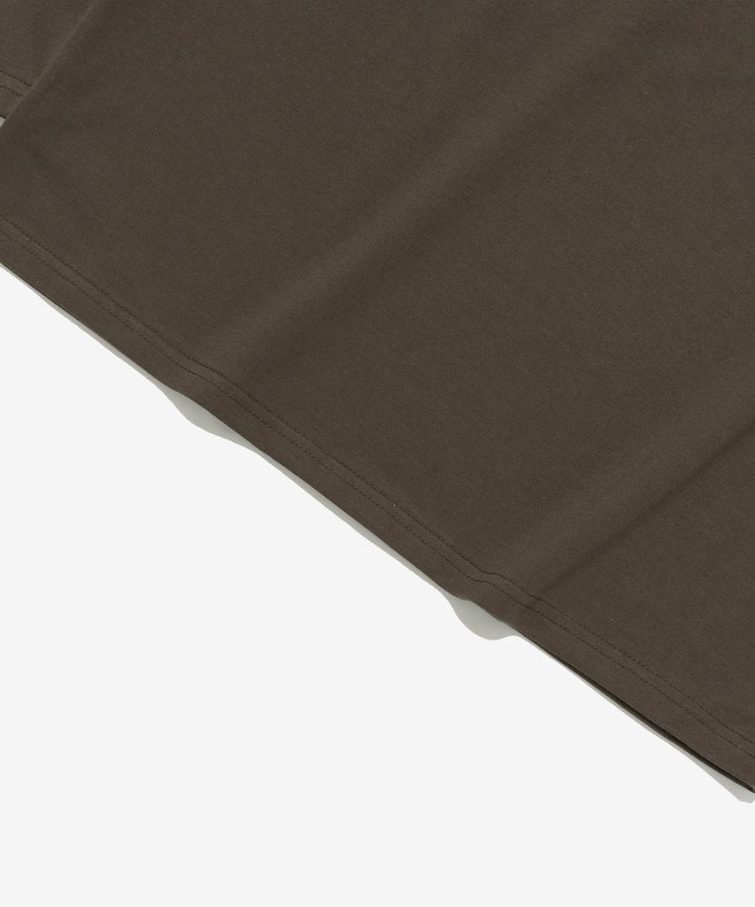 CARGOBROS FOR WOMAN Vintage Circle Logo Long Sleeve T-Shirt (Khaki)