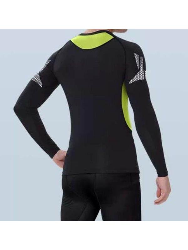 Herren Outdoor Schnelltrocknende Thermische Sport-Basisschicht für Radfahren, Laufen und Basketball