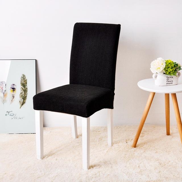 Chair Cover Water Resistant Spandex Jacquard For Dining Room Restaurant Banquet Party Hotel Wedding Water Repellent 1pc
