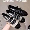 Fashion Designer Spring New Women Patchwork Flats Fashion Ladies Comfort Soft Sole Mary Jane Shoes  Ballerinas Woman Casual Ballet Shoes