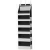 Criusia Over The Door Organizer, 6-Shelf Closet Hanging Storage with 13 Mesh Pockets, Capacity Behind The Door Storage