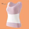 Winter Women Thermal Double-sided Velvet Vest Seamless Velvet-lined Fast Temperature Lock Heating Slim Fit Elastic Sleeveless Inner Wear Bottoming