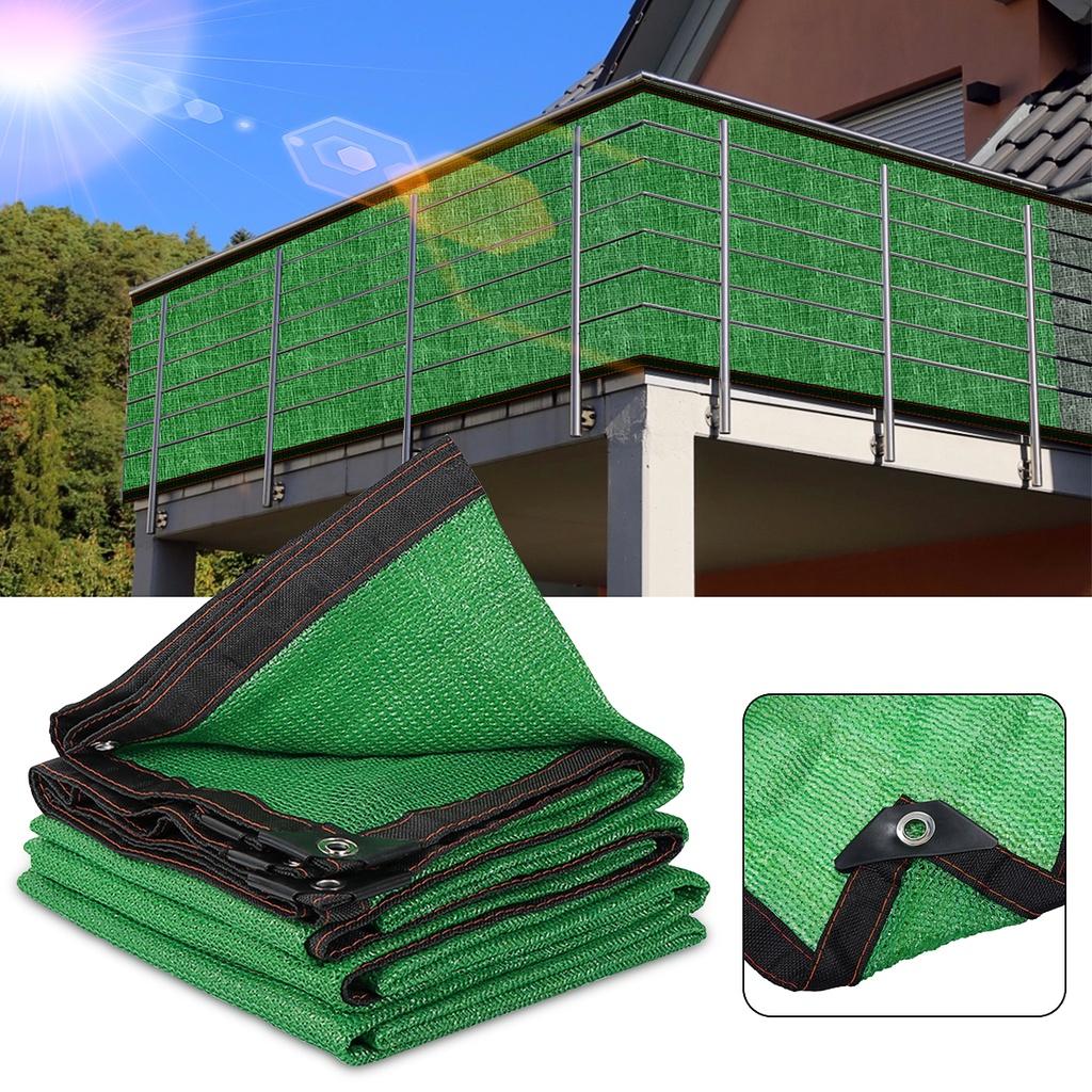 6 Stitches Green Garden UV Protection Sunshade Sun Shade Net Sail Awning Canopy Cloth Cover Outdoor SunProof Green
