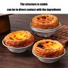 24 st Äggtartformar Aluminium Små Tartformar Små Muffinsformar Kakformar Muffinformar Kexformar Bakformar för Bakning