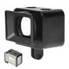 PU387B Aluminium Alloy Camera Protection Cage with UV Filter Lens Hood Sports Cameras Accessory for