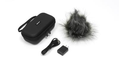 Zoom Balíček příslušenství pro H4essential Hairy dedikovaný AC adaptér APH-4e čelní sklo, pouzdro, kabel USB-C,