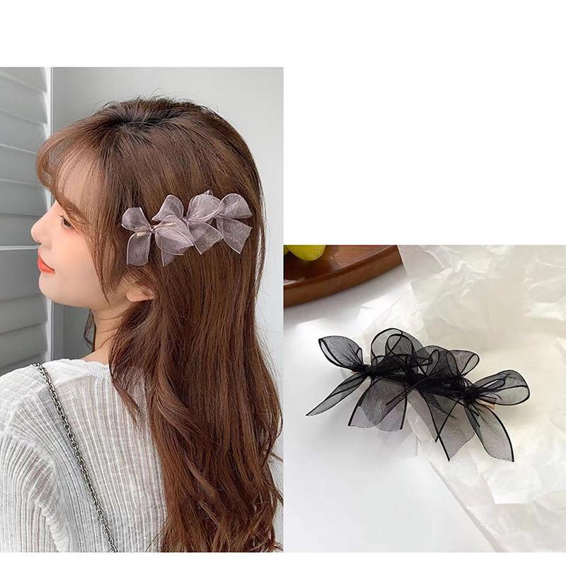 Large Bowknot Hair Claws Clip Shark Claw Hair Clips Solid Bow Hairpin Barrettes For Ponytail Women Hair Accessories Headband