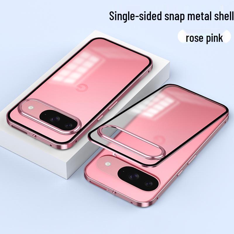 Google Pixel 10 Pro XL Metal Frame Magnetic Snap Phone Case