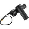 Full Twist Throttle 20X 3 Pin Ebike Electric Bike Throttle for E-Bike E Scooter Electric Bicycles 12-72V 22.2mm with Waterproof Connector
