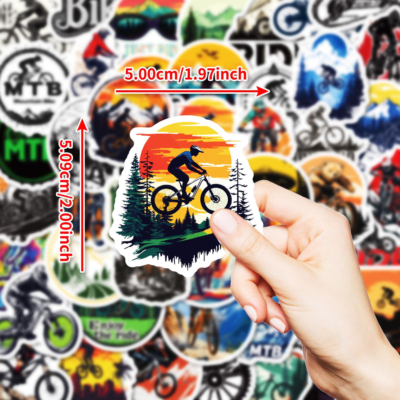 

50 Новых Наклеек Граффити Серии для Велоспорта на Открытом Воздухе, Разные Наклейки для Украшения Горного Велосипеда