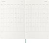 Moleskine 2025 Essential Weekly October XXL Size X Myrtle DSESNK1512WN7Y26 Planner, 15-Month Planner, Start, (22cm 28cm), Green,