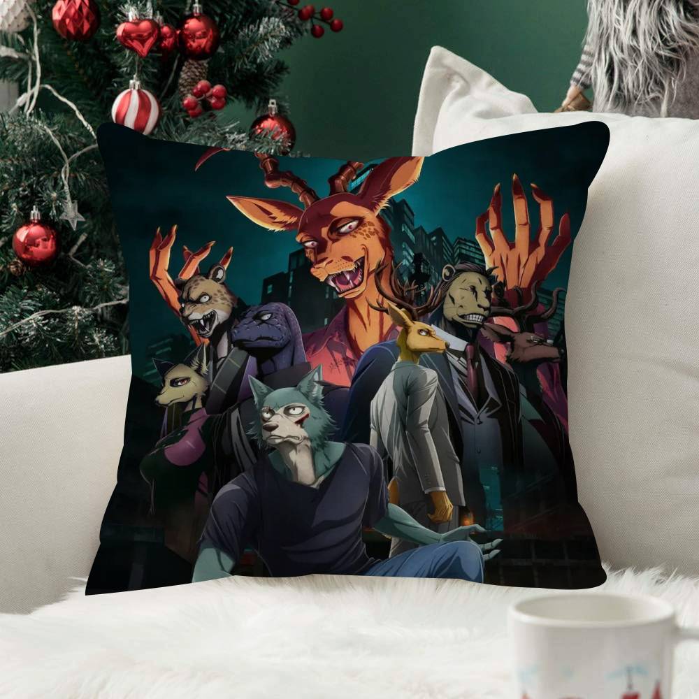 pc Anime Beastars Cushion Cover Inches Farmhouse Decor Home Throw Pillow Covers For Couch Decorations