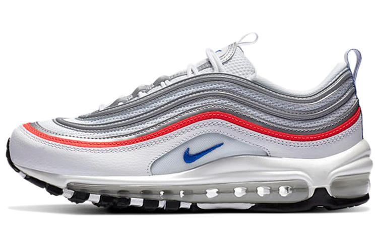 

Nike Air Max 97 Metallic Silver Flash Crimson Racer Blue Women s CZ6087-101 37.5
