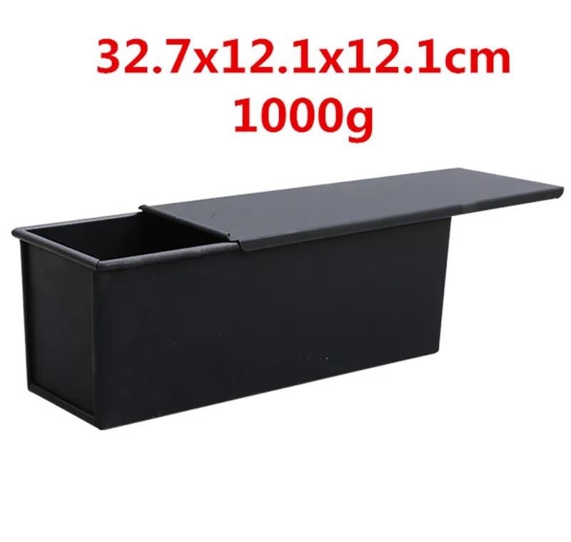 Square Bread Baking Tray Cake box Mold with Lid Aluminum Alloy Non-stick Pan Mini Baking Tray Box Diy Cake Baking Tool