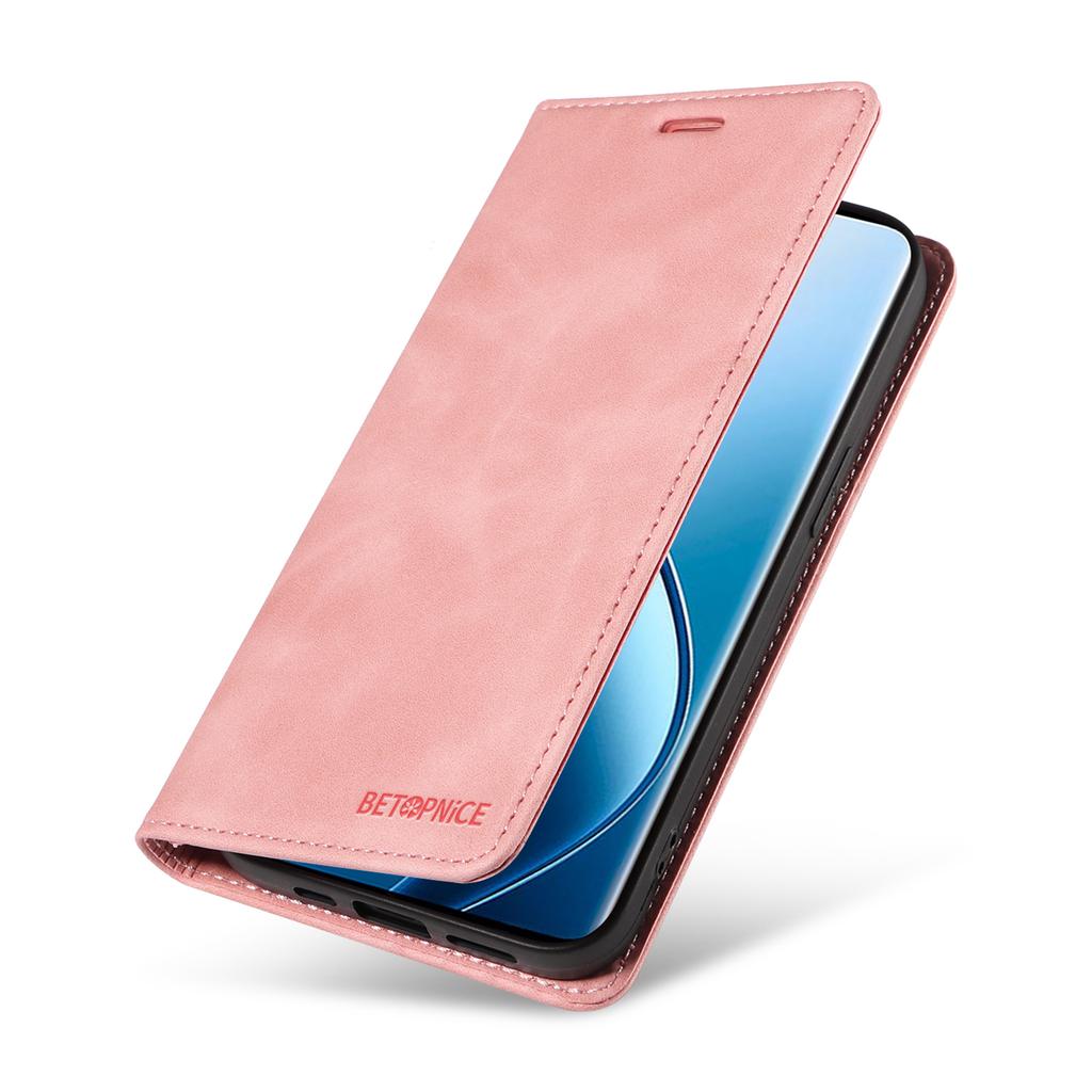 BETOPNICE 003 For Realme 13 Pro 5G (Global)/13 Pro+ 5G (Global)/P1 Pro 5G/12 Pro+ 5G/12 Pro 5G Wallet Case Leather Phone Cover Stand