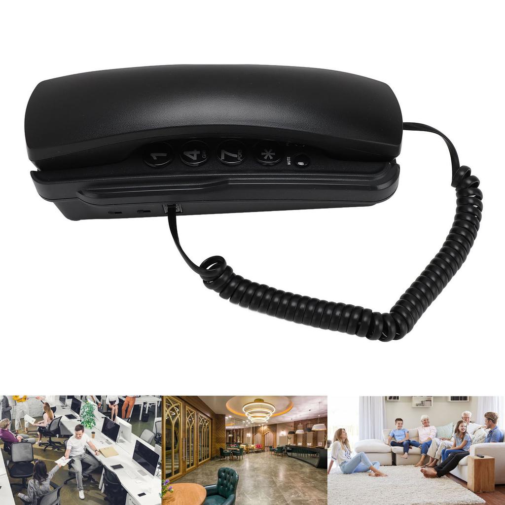 Wall Mount Phone Corded Volume Wall Telephone for Hotel