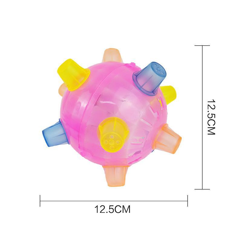 Children's Luminous Flashing Bouncy Ball with Sound Effects - Hot Selling Night Market Toy