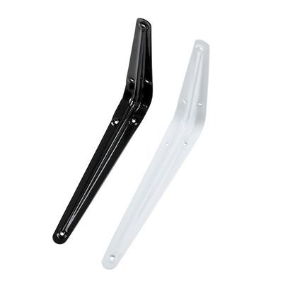 1Pcs 4-14inch Triangular Bracket Support Wall Mount Hanging Black White Mounting Bracket Metal L-shaped Shelf Corner Brace