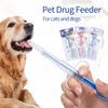 Pet Medicine Feeder Cat Tablet Syringe Feeder Soft Tip Dual Purpose Feeder Cat Pill Shooter Pet Pills Applicator Random Color