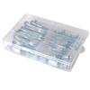 42 Pieces Expansion Screw Bolts Hollow Drive Wall Anchor Screws Home Improvement Tool Set Drywall Plaster Tile Bookshelf