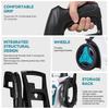 Yofidra Pistola Idropulitrice Elettrica ad Alta Pressione 250Bar 2500W Pulitore per Giardino e Industria Pistola a Spruzzo Lavatrice Acqua Ugello Regolabile 180°