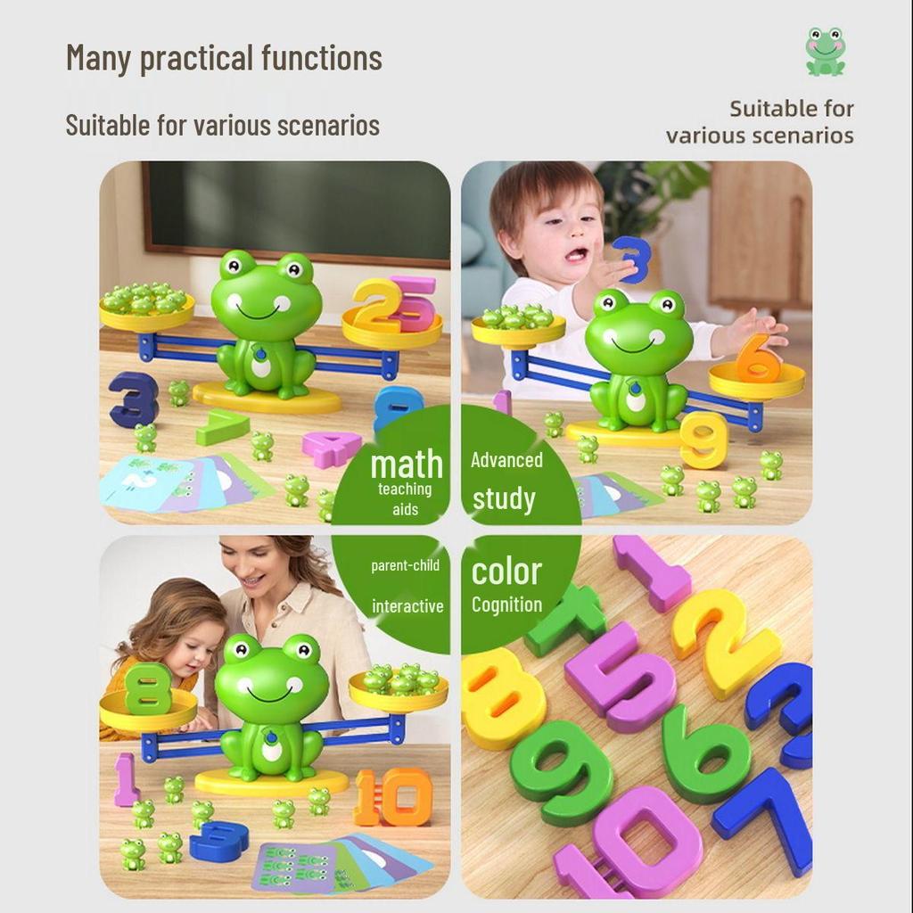 Frog Balance Scale - Early Education Math Toy for Cognitive Development
